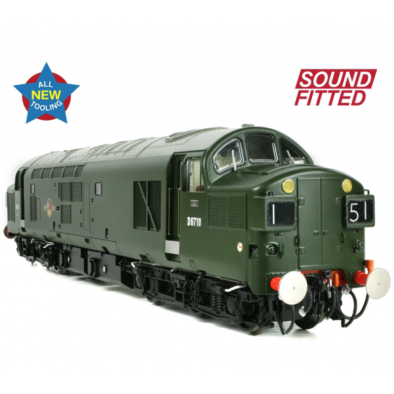 35-302SF Class 37/0 Split Headcode D6710 BR Green